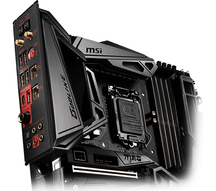 pre installed io shield